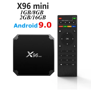 

Original X96 mini Android 9.0 Smart TV BOX S905W Quad Core support 2.4G Wireless WIFI media box Set-Top Box pk H96max H96 mini