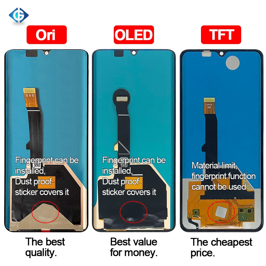 huawei p30 pro lcd screen factory