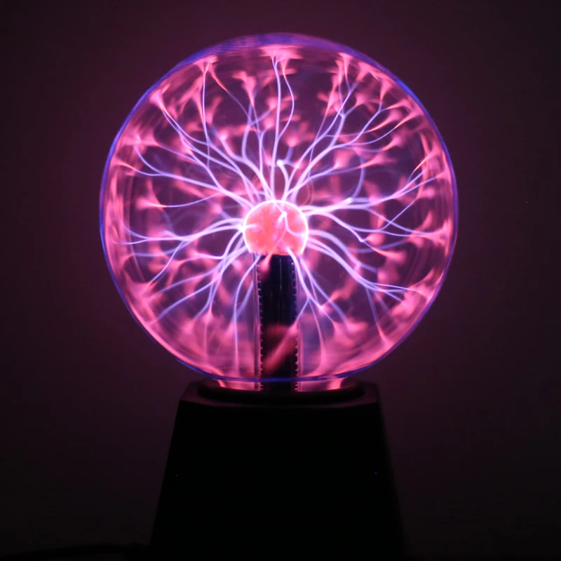 Novelty Magic Plasma Ball Light Electric Lamp Night Light 3 4 5 6 Inch Table Lights Sphere Christmas Kids Gift Glass Plasma Lamp