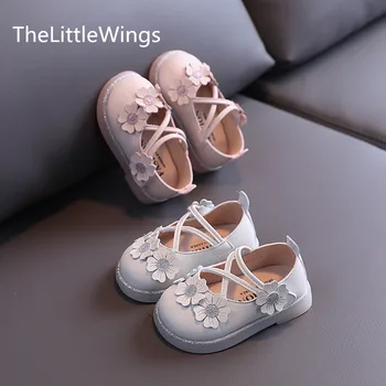 

Baby toddler shoes 2020 autumn soft bottom 0-1- 1-3 years old female baby shoes princess girls shoes