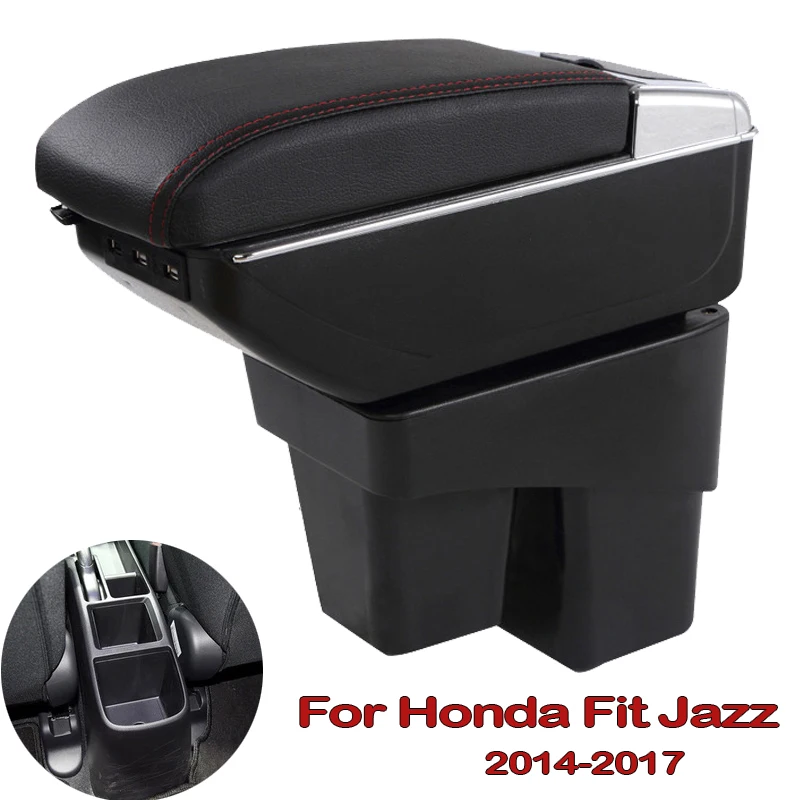 Подлокотник для Honda Fit Jazz 2014 2015 2016 2017 2018 центральная консоль подлокотник магазина