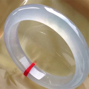 

Send Certificate Natural Myanmar Jade A-Class 54-62mm Ice Light Purple Bracelet Exquisite Princess Jade Bracelet For Mom and Gir