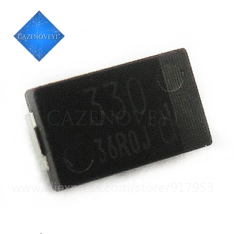 20 шт./лот SMD 6 3 V 330 мкФ танталовый конденсатор низкий ESR 4TPB330M 7343 может заменить OE128