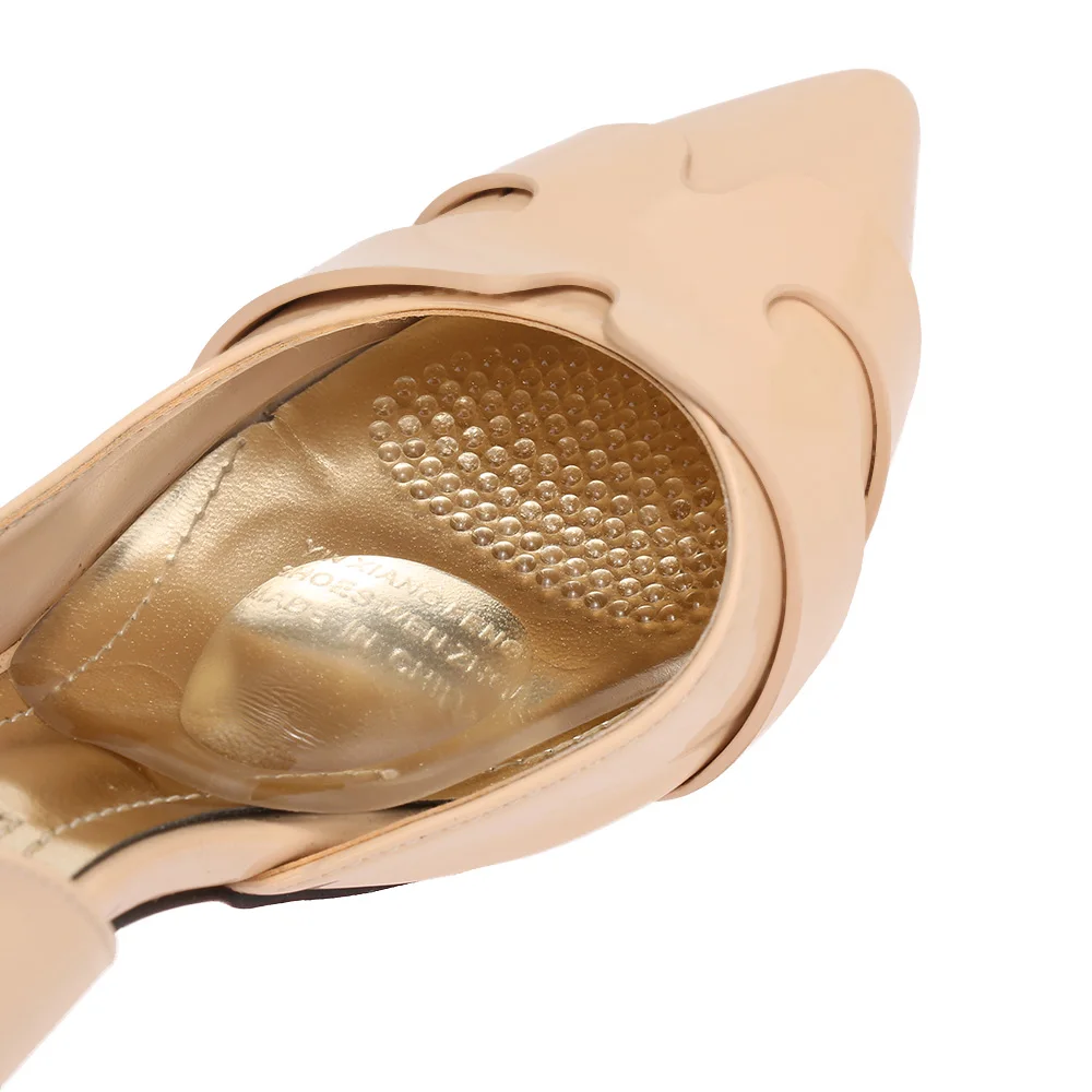1 Pair Shoes Pad Silicone Ball Foot Cushion Insoles High Heel Shoe Transparent Massager Protector Elastic Foot Care