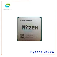 Процессор AMD Ryzen 5 2400G R5 2400G 3,6 GHz Quad-Core Quad-Thread 65W CPU Процессор YD2400C5M4MFB Socket AM4