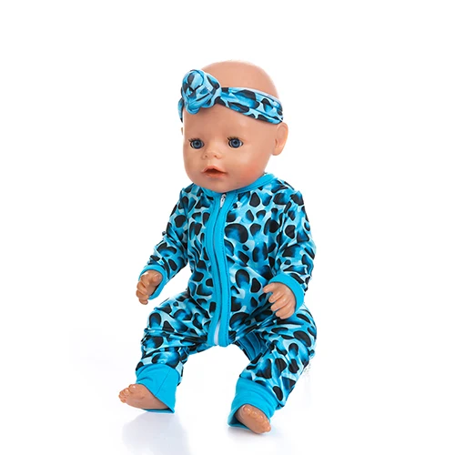 Комбинезоны+ Hairbrand кукольная одежда подходит для куклы Одежда для новорожденных 17 дюймов 43 см аксессуары для куклы - Цвет: 5