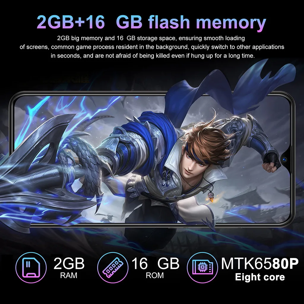 P37 8 ядерный экран 6,3 дюйма 2G+ 16G gps 3g разблокированный Android смартфон