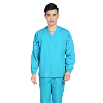 

Hospital Men Medical Nursing Scrubs Clothes Dental Lab Coat Surgical Suit Medical-clothing Medical Sets Pharmacy Uniforms