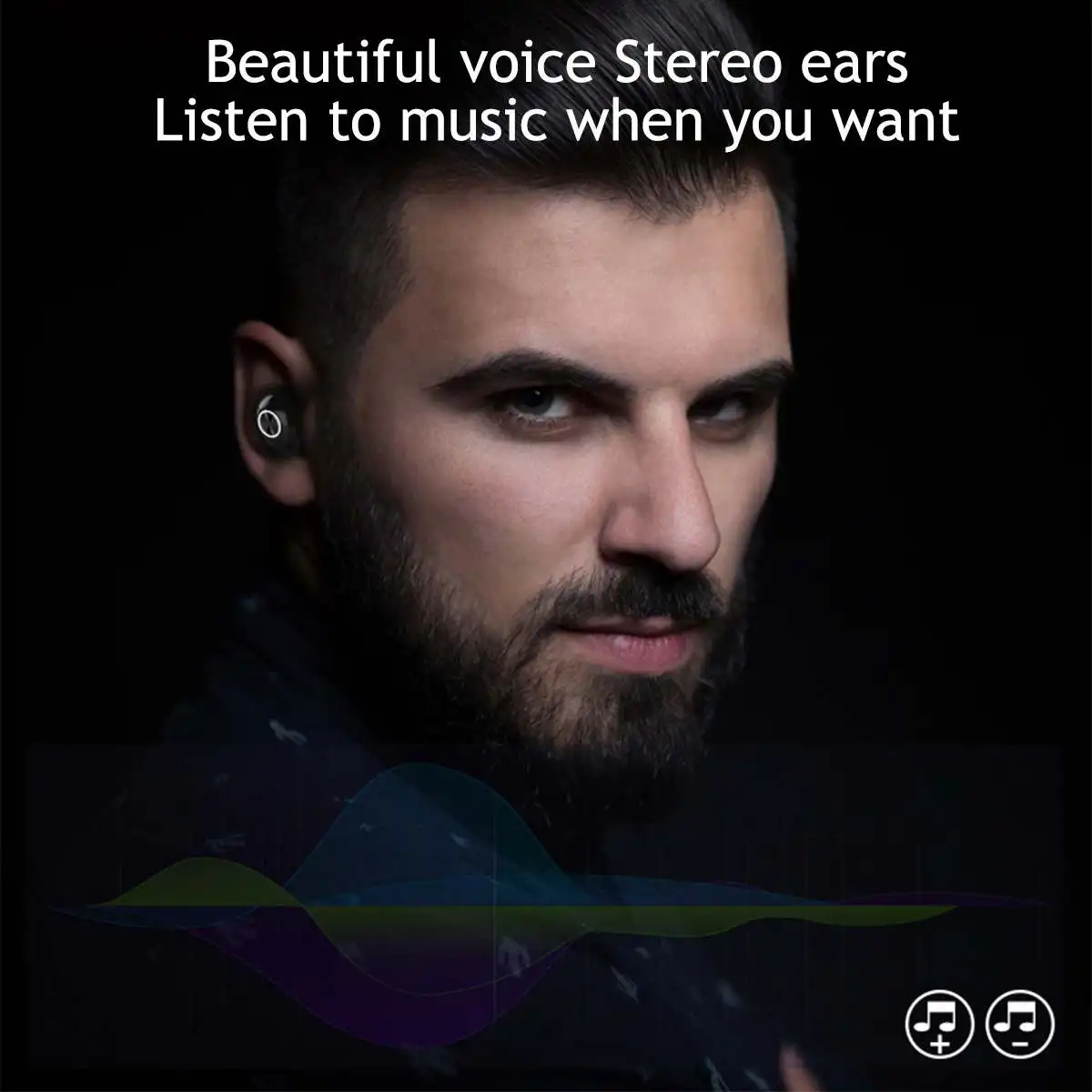 Bluetooth 5,0 наушники TWS настоящие Беспроводные спортивные стерео IPX5 водонепроницаемые шумоподавление bluetooth наушники гарнитура в ухо