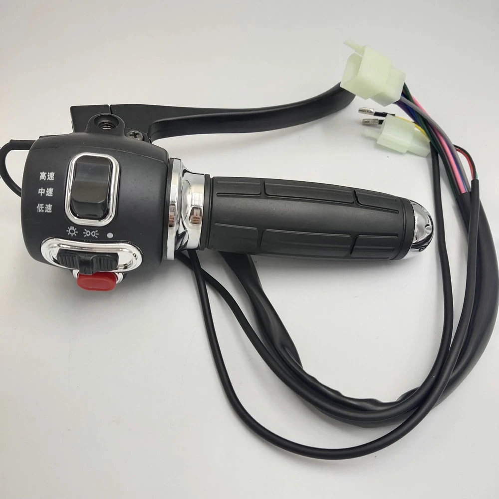 Little Turtle King Electric Scooter Handlebar Brake Lever+switch+throttle  Assembly Gearshift Headlight Horn Turning Signal Butto - Electric Bicycle  Accessories - AliExpress