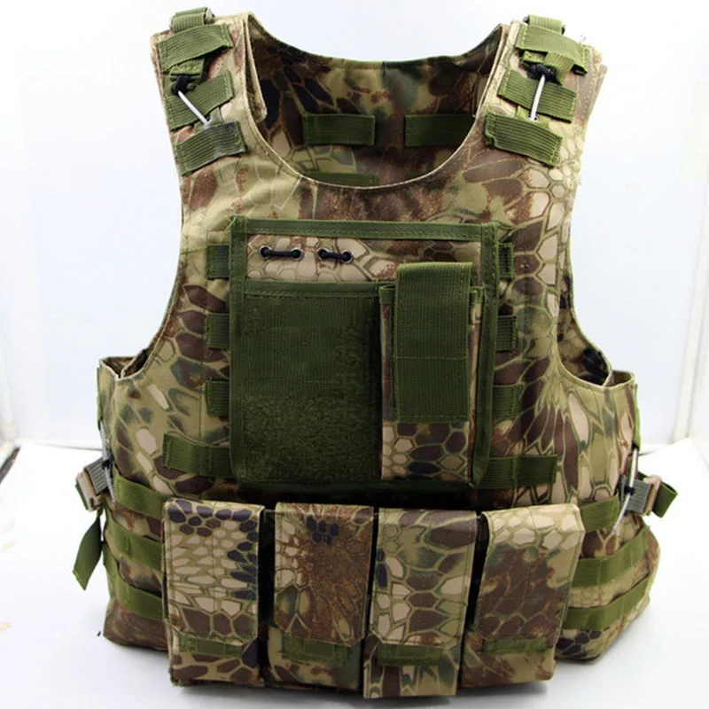 Details about   Airsoft Military Tactical Vest Molle Combat Assault Plate Carrier Hunting 