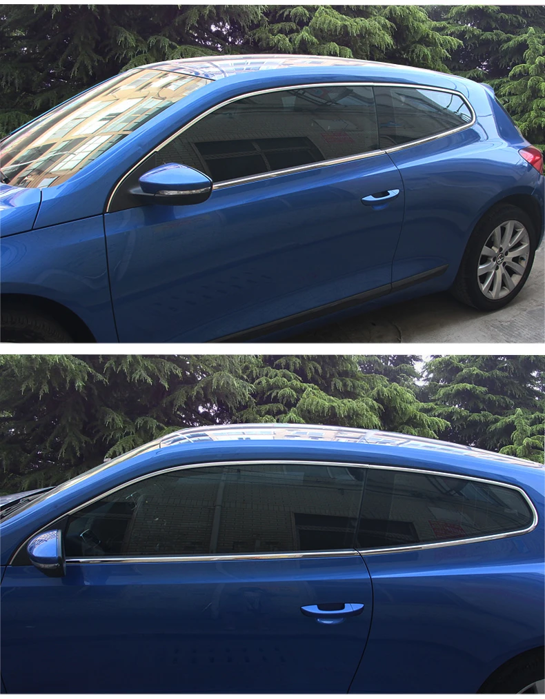 Нержавеющая сталь окна автомобиля планки для Volkswagen Scirocco 2008 2009 2010 2011 2012 2013