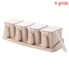 beige 4 grids