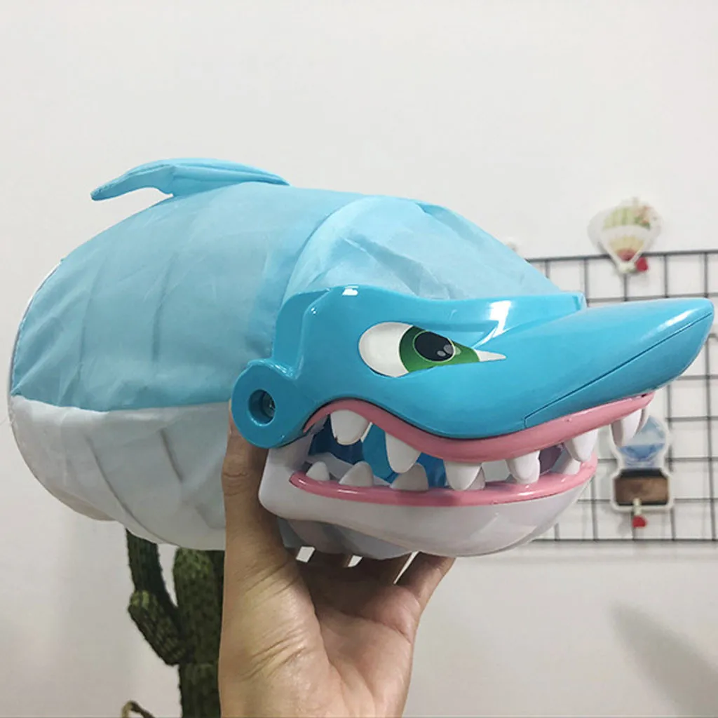 Креативные акулы зуб кусать пальцы вечерние Захватывающие игры приключения