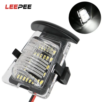 

LEEPEE LED Number License Plate Light White Car License Light for Jeep Wrangler JK JKU 2007-2018 Auto Accessories Car-styling