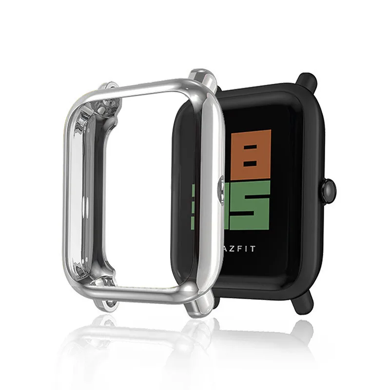 Для смарт-браслета Amazfit bip чехол Защитная пленка для Xiaomi Huami amazfit аксессуары бампер