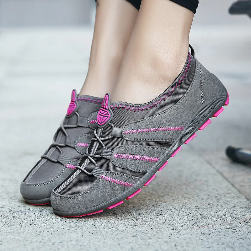 Women Shoes Air Mesh Breathable Sneakers Women Casual Shoes Fashion Ladies Slip-On Outdoor Falts Chaussures Femme