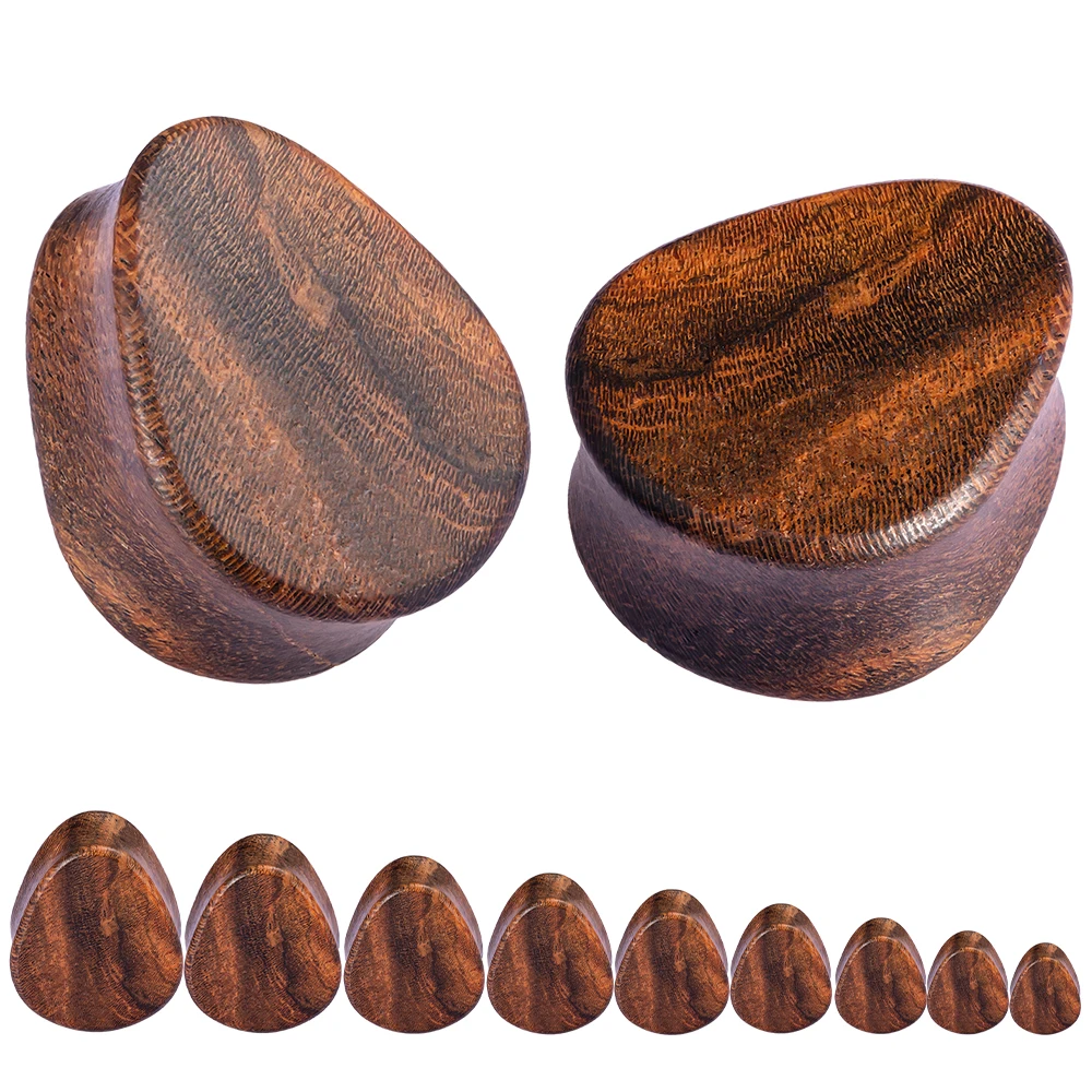 Украшения для пирсинга Oreja, 1 шт., деревянные серьги-капли, пробки и тоннели для ушей, расширители, носилки, унисекс, сексуальные панк украшения для тела
