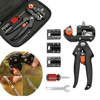 

Garden Tool Set Grafting Tools With 2 Blades Pouch Bag Secateurs Scissors Graft Machine Cutting Pruner Tapetool Garden Tools