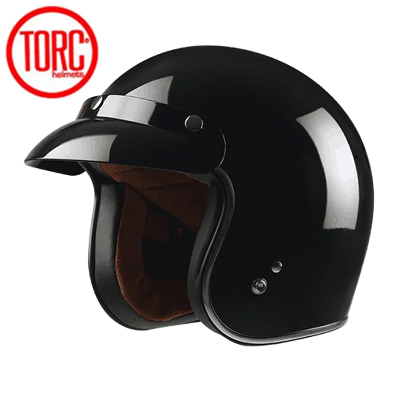 Torc T50 Vintage Motorcycle Helmet Open Face Retro Casco Moto Half Face Moto Dot Approved Casque Moto Helmets - AliExpress