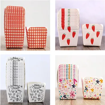 

1000pcs Creative kitchen diy cake accessories thick paper cup party birthday wedding favor dessert bread decor paper tray