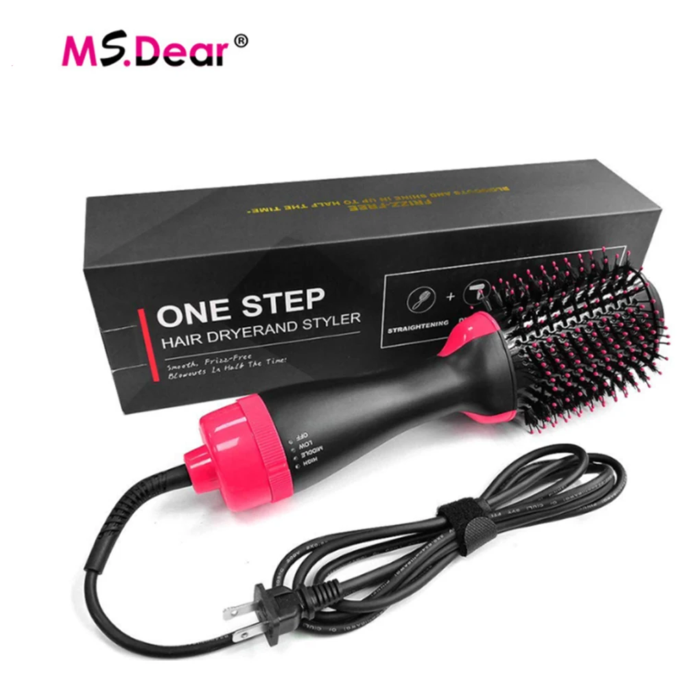 2 в 1 многофункциональная профессиональная щетка для сушки волос Расческа