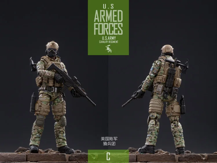 1/18 JOYTOY Высокая симуляция Военная Модель Кукла экшн-фигурка армии США кавалерийский режим солдат фигурка игрушка Коллекция Подарки
