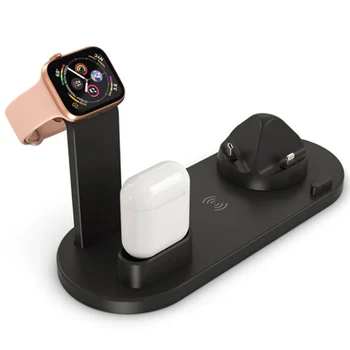 

3 In 1 Wireless Charger Dock Station Qi Fast Charge Stand for iPhone Airpods Apple Watch New Arrival