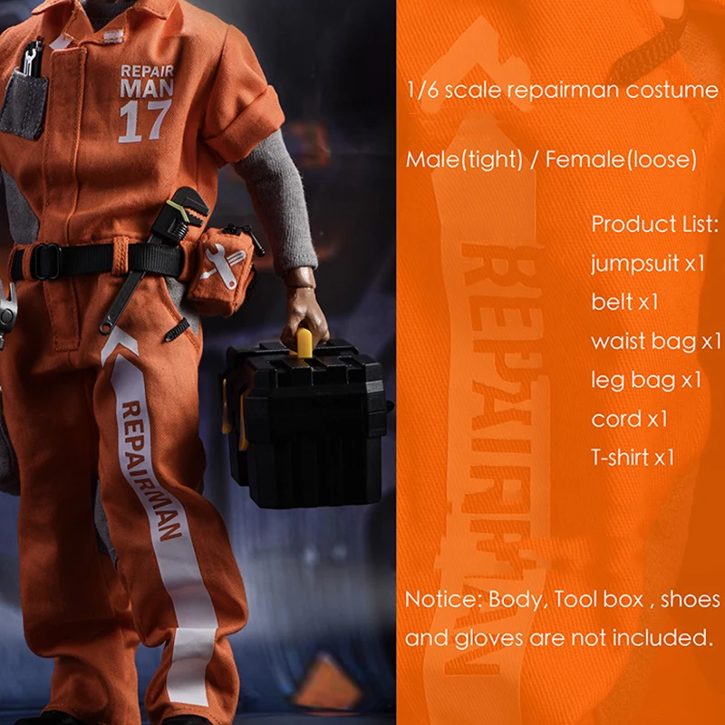 Vstoys 18XG15 1/6 масштаб ремонтник джедаев агент костюм Одежда для 1" фигурка кукла тело