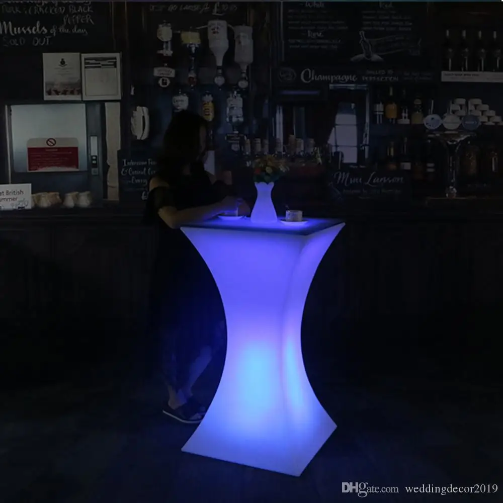 New Rechargeable LED lighting furniture remote control outdoor LED square cocktail table bar KTV bar disco furniture supplies New Rechargeable LED lighting furniture remote control outdoor LED square cocktail table bar KTV bar disco furniture supplies