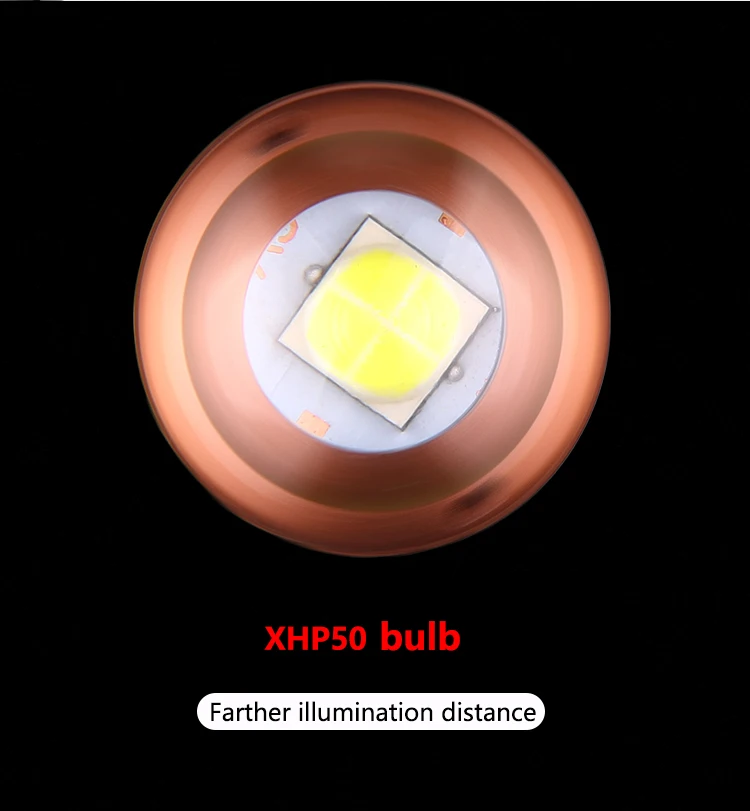6000 люмен лампа xhp50.2 самый мощный фонарик usb Zoom СВЕТОДИОДНЫЙ Фонарь xhp50 18650 перезаряжаемый аккумулятор для охоты