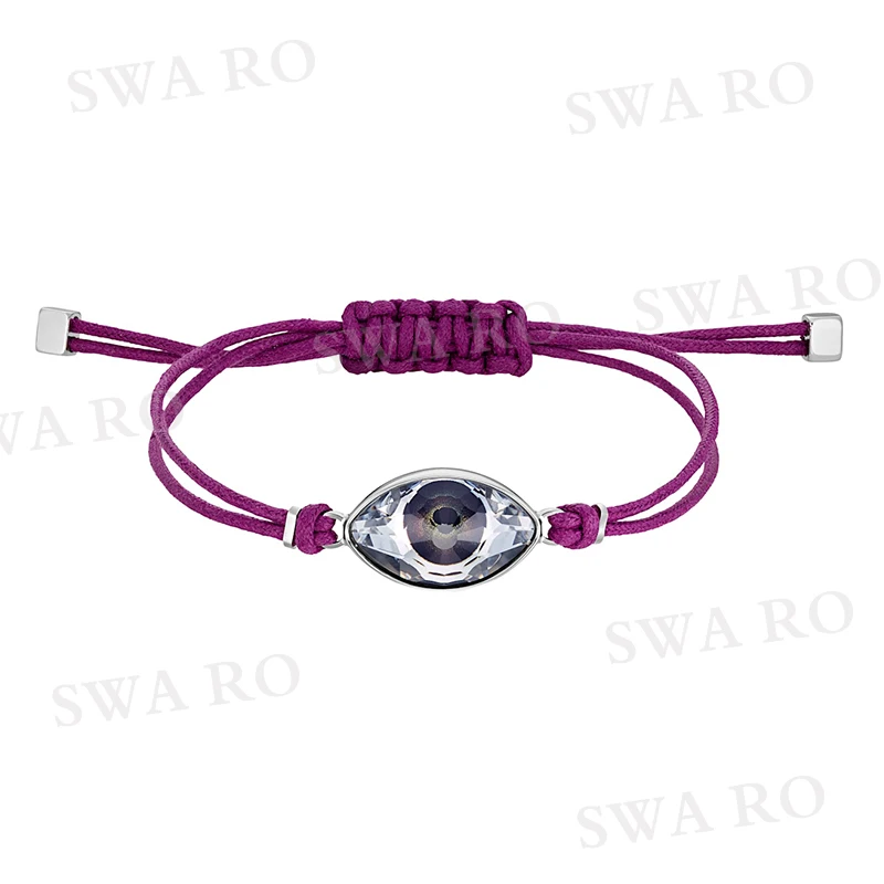 New POWER COLLECTION EVIL EYE Bracelet Joker Easy Lined Purple Rope Lucky Evil Eye Pattern Women Fashion Romantic Bracelet