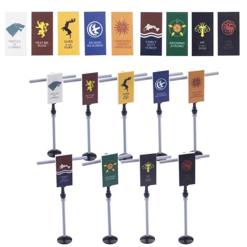 Мпц военные средневековый флаги плакат строительные блоки солдат Книги об