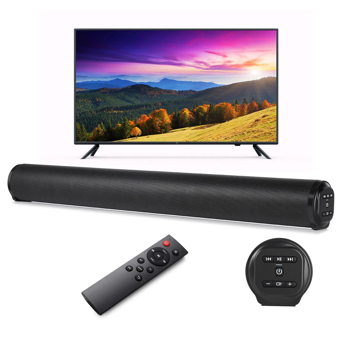 Coluna sem Fio Barra de Cinema em Casa tf para tv Portátil Soundbar Sven Bluetooth Alto-falante Poderoso Música 3d Som Aux 3.5mm pc