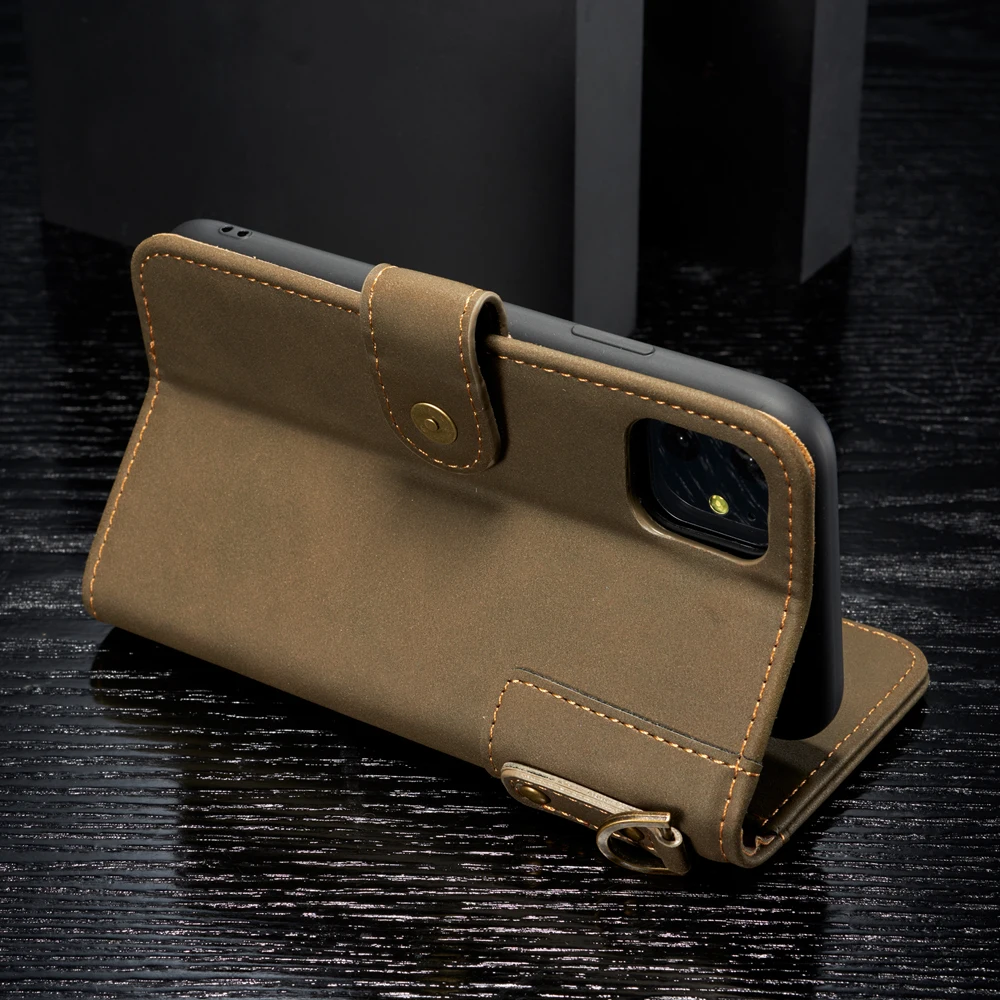 牛皮挂绳皮套苹果11 (158)