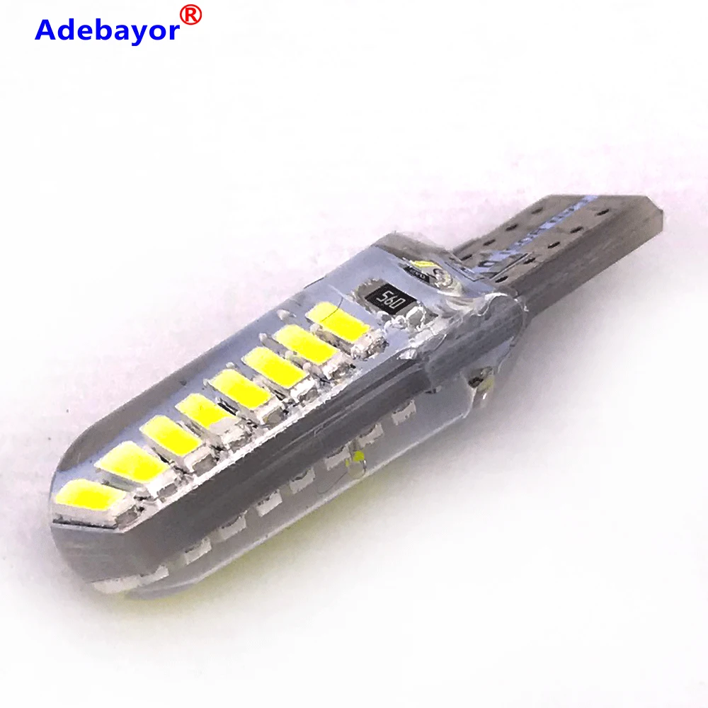 

100PCS Hotsdle T10 194 W5W 168 16 SMD LED 4014 Car Auto Clearance Lights Marker Lamps Reading Light Bulb DC 12V