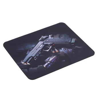 

Hot new Gun Picture Anti-Slip Laptop Computer PC Mice gaming Pad Mat Mousepad For Optical Laser Mouse hot selling