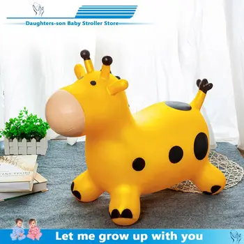 

toys jump horse inflatable horse Bouncy Inflatable Hopping Jumping Animal Toys- Gift for Toddlers inflatable horse