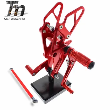 

CNC Motorcycle Foot Peg Rest Footpegs Pedal Rearset Footrest Rear Set For Yamaha MT-07 MT 07 MT07 2013-2017 XSR700 2015-2018