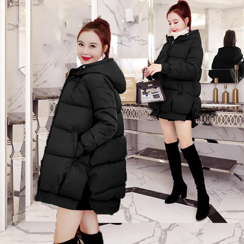 

Fashion Casual Hooded Cotton-padded Clothes/Cotton Coat 2019 Winter Elegant Simple Comfortable