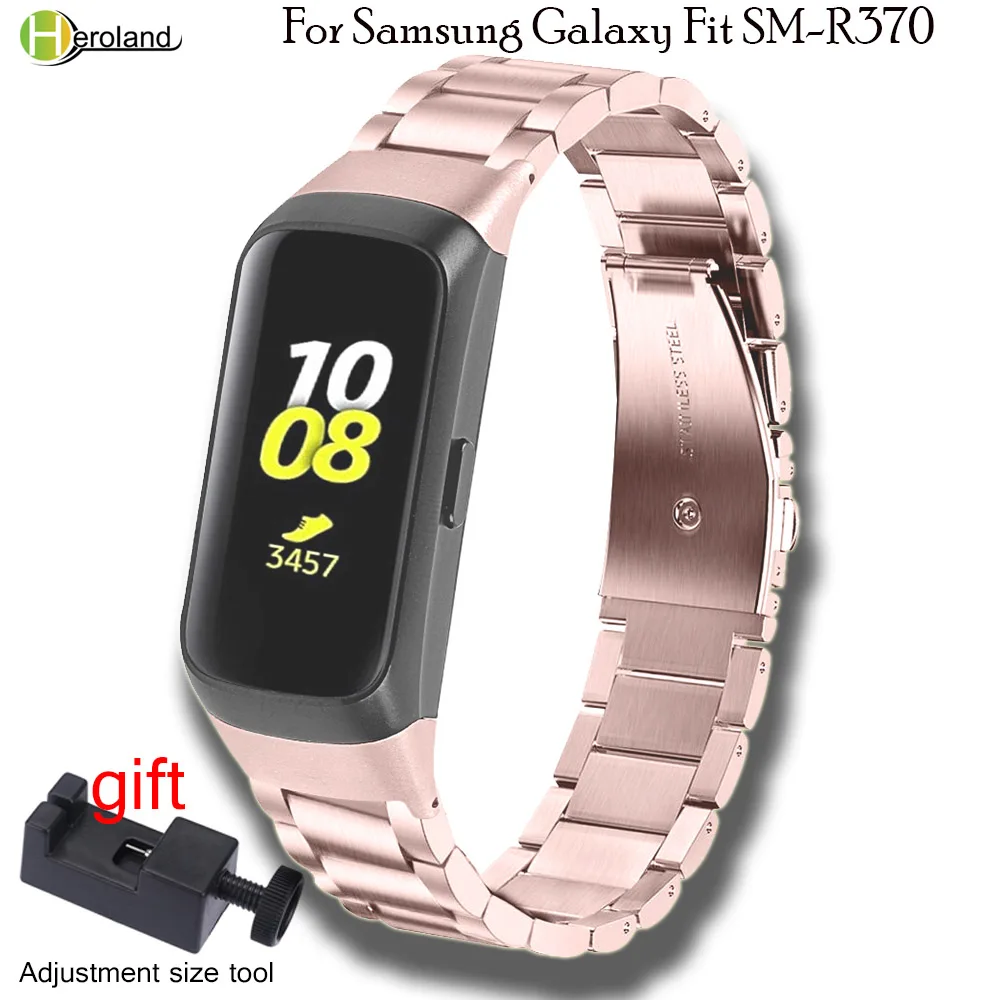 Ремешок для часов из нержавеющей стали Hero Iand Samsung galaxy fit SM R370 умный браслет