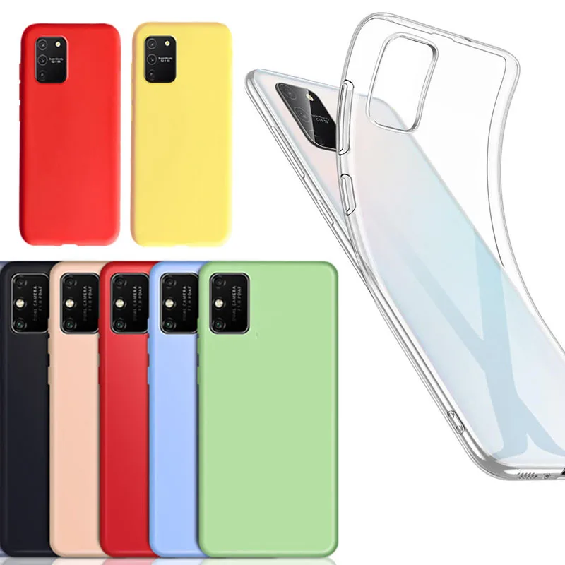 SUREHIN чехол для Samsung galaxy A71 Чехол черный красный синий розовый прозрачный A50 мягкий