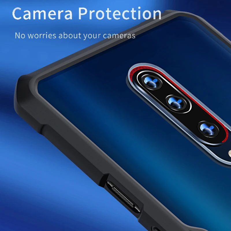 Xundd Ультратонкий чехол для One Plus 7T Pro с магнитным кольцом для 1+ 7 Pro Чехол для телефона прозрачный 360 полная Защита задняя крышка