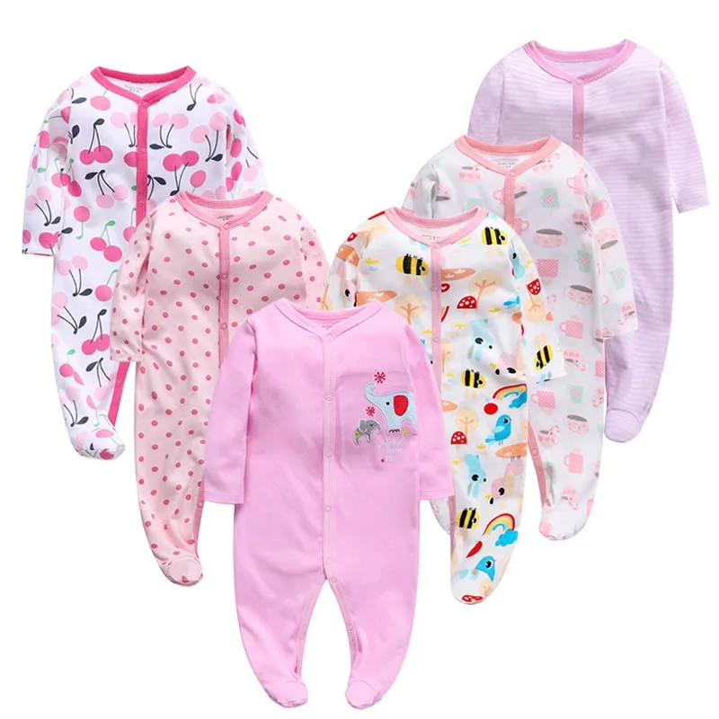 6PCS-LOT-Baby-Rompers-2019-Long-Sleeve-100-Cotton-overalls-Newborn-clothes-Roupas-de-bebe-boys