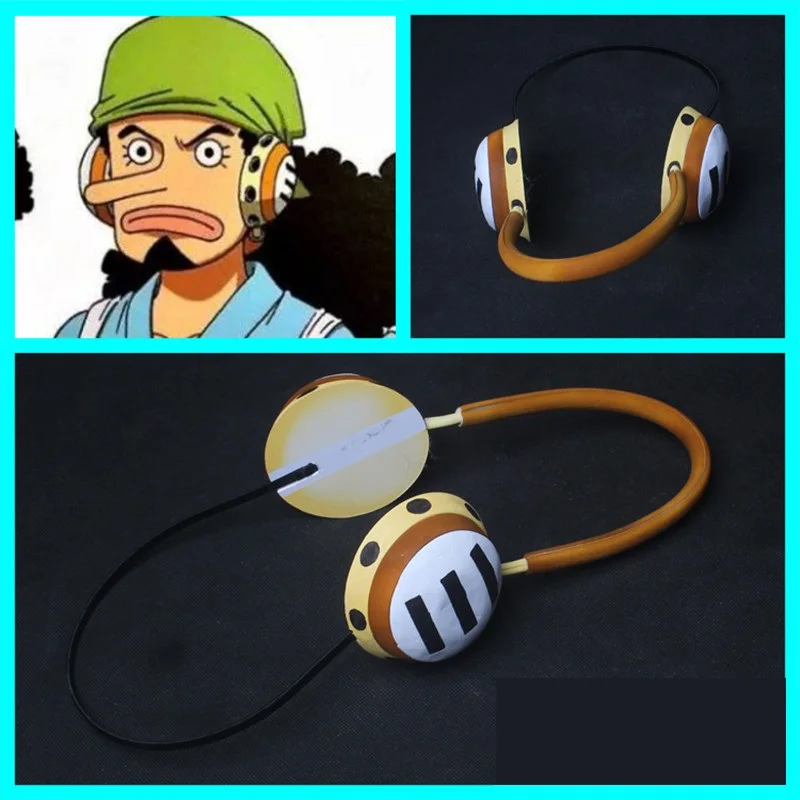 Новое поступление Аниме one piece Usopp наушники для косплея гарнитура наушники косплей костюм реквизит