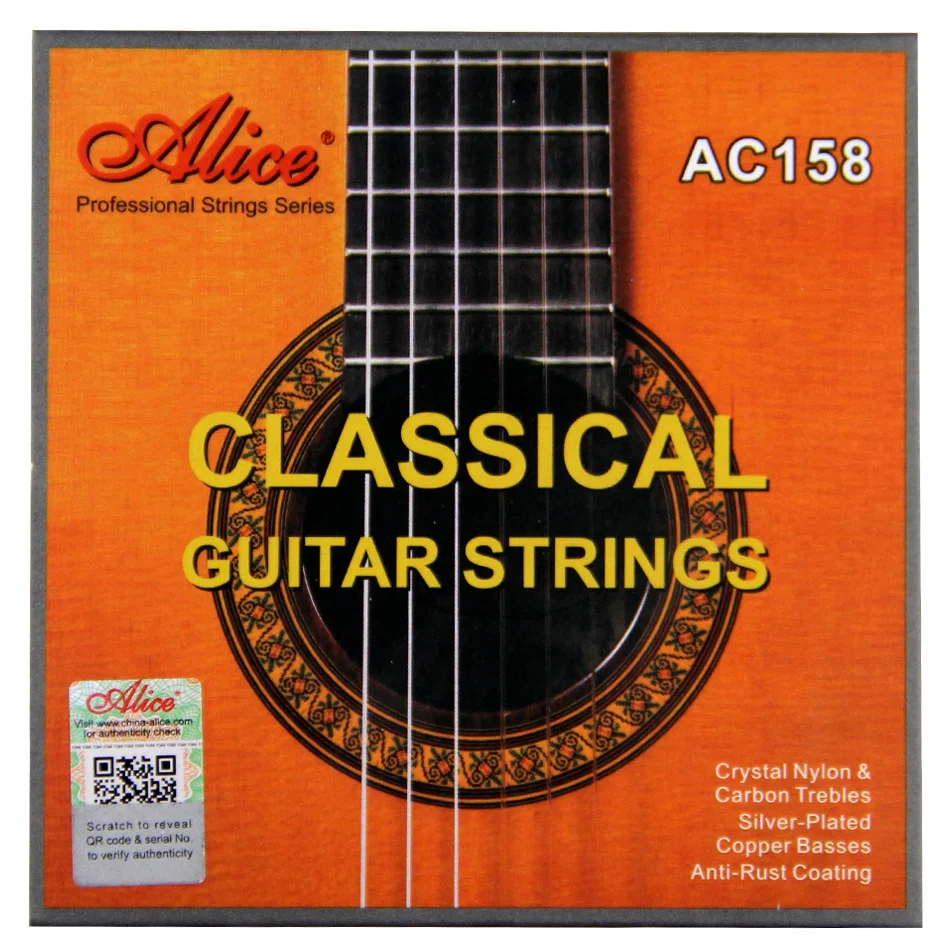 Guitar Accessories Ac158 Classical Guitar String Set, Crystal Nylon
