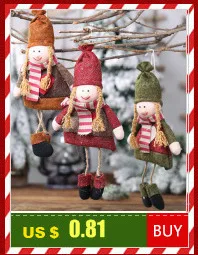 Санта-Клаус, новогодний декор из натурального дерева, рождественские украшения на дверь, дерево, Подвесные Подарки, Рождественский Декор, вечерние украшения для дома, 62408