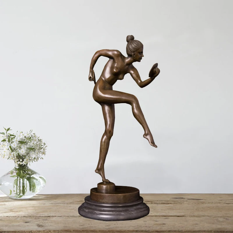 

Small decorative bronze statue sculpture bronze abstract statue sculpture decorative