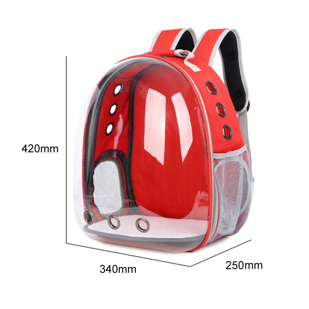 Breathable Pet Carrier Bag Clear Cat Bag Carrying Dog Bag Outdoor Travel Portable Breathable Capsule Cat Puppy Pet Backpack