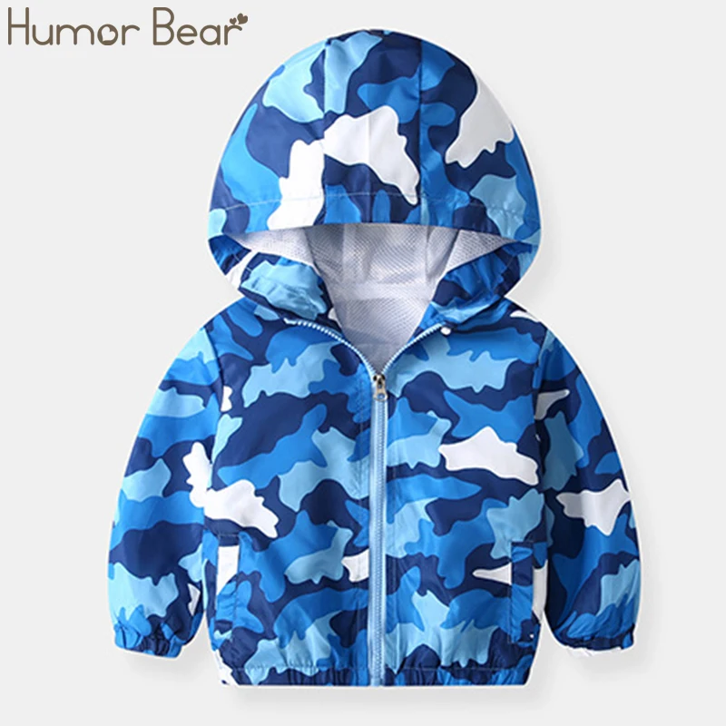 Humor Bear/От 2 до 6 лет модная верхняя одежда для малышей г. Осенняя куртка для мальчиков новое пальто для девочек модная детская одежда с капюшоном и героями мультфильмов